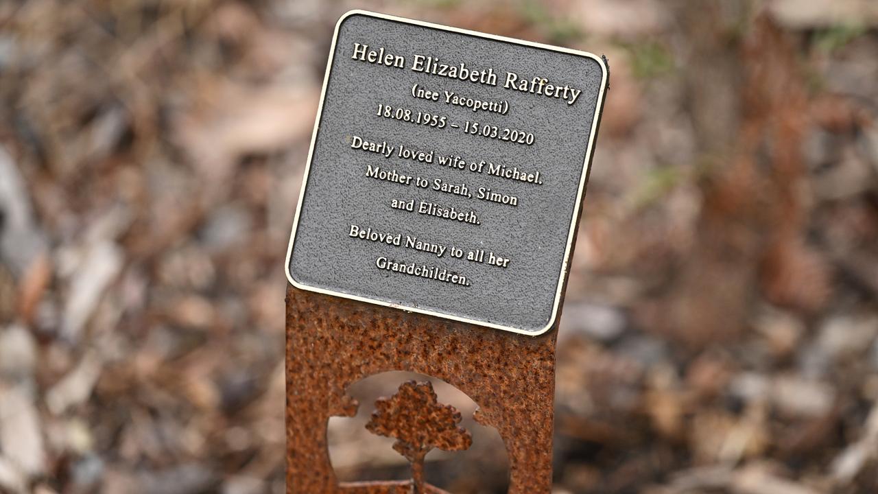 A plaque for Helen Rafferty