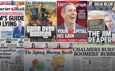 Budget hysteria. The Murdochification of Nine’s papers in full swing