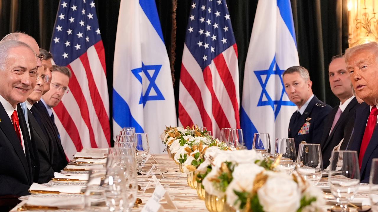 US President Donald Trump and Israel's PM Benjamin Netanyahu