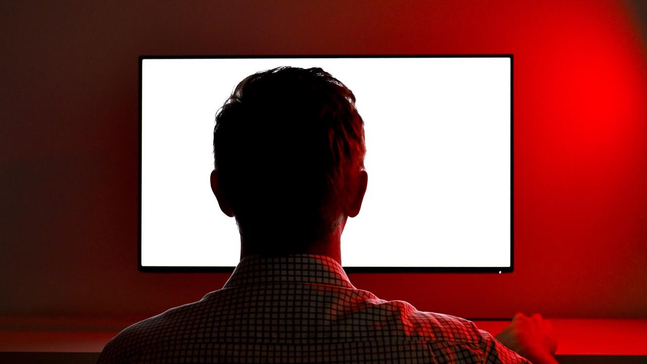 Person on a computer