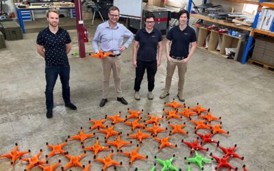 Target-practice drone maker lauds spike on trade debut