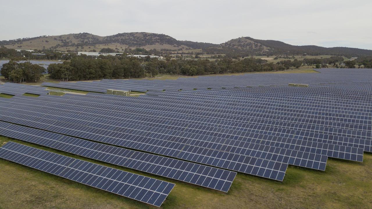 A solar farm (file image)