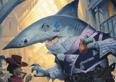 ASIC extortion. Charging 219% pa. for being five days late