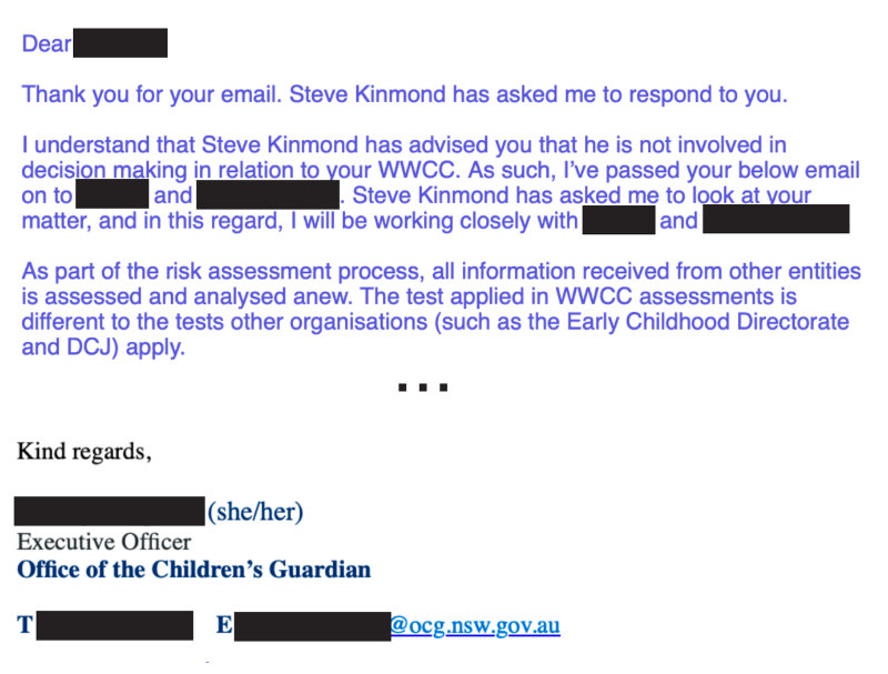 Steve Kinmond email