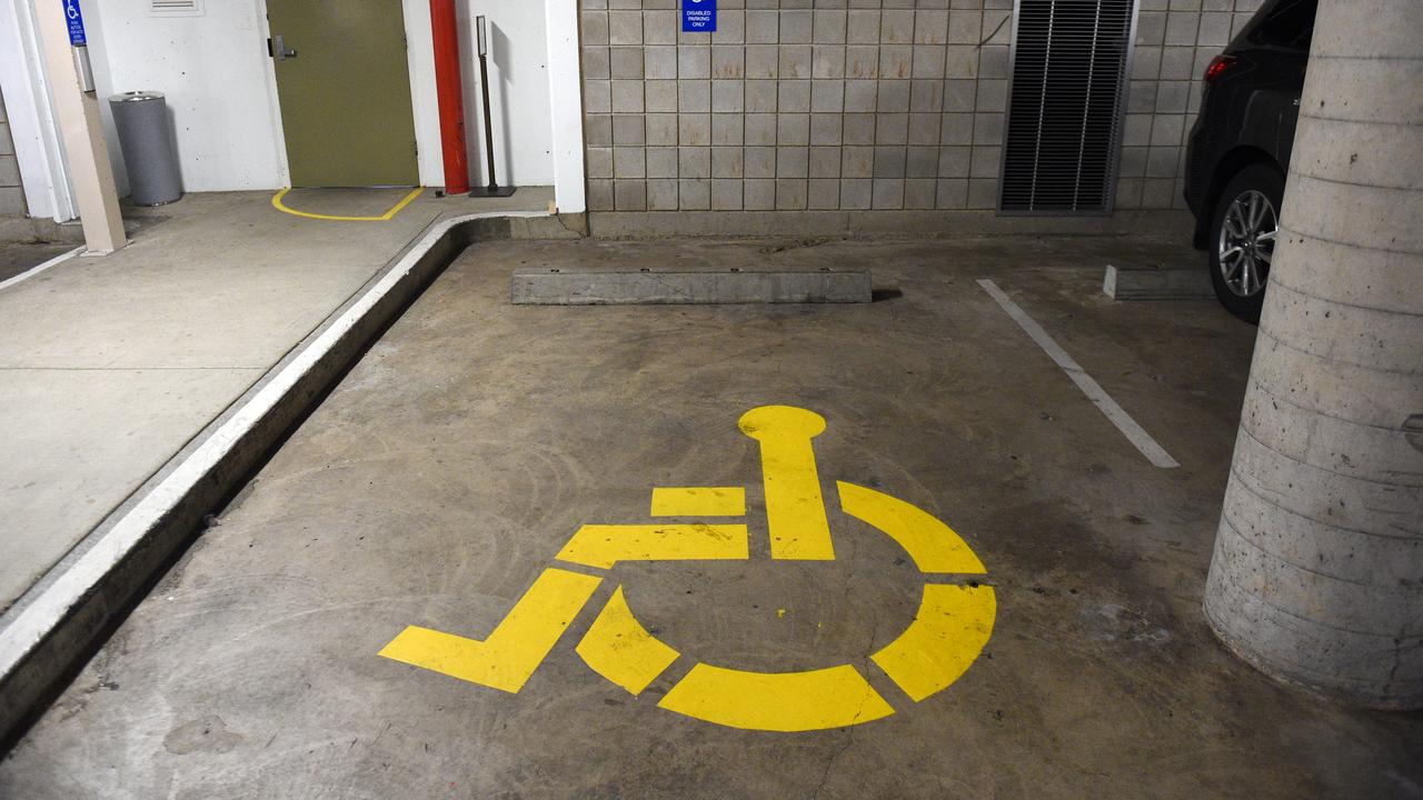 Wheelchair parking space