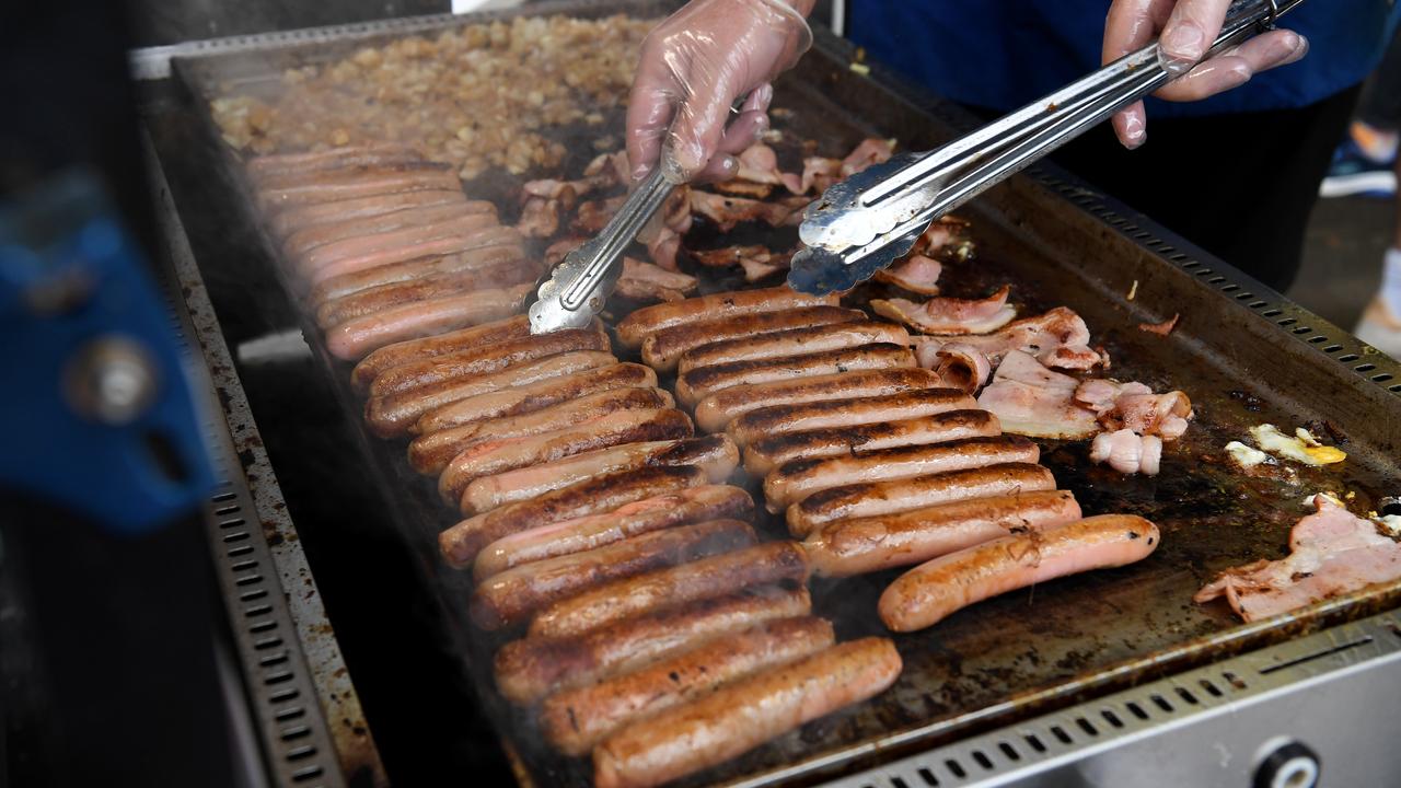 Sausage sizzle barbecue