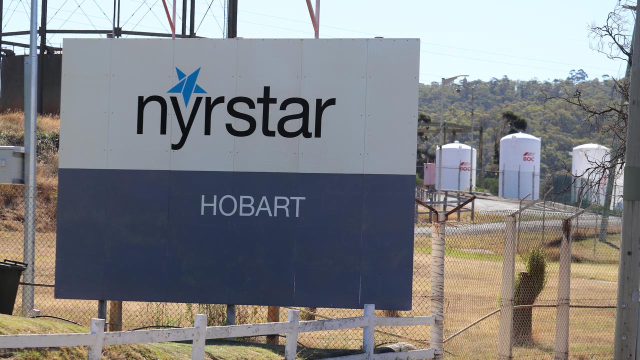 The Nyrstar zinc smelter in Lutana, Hobart