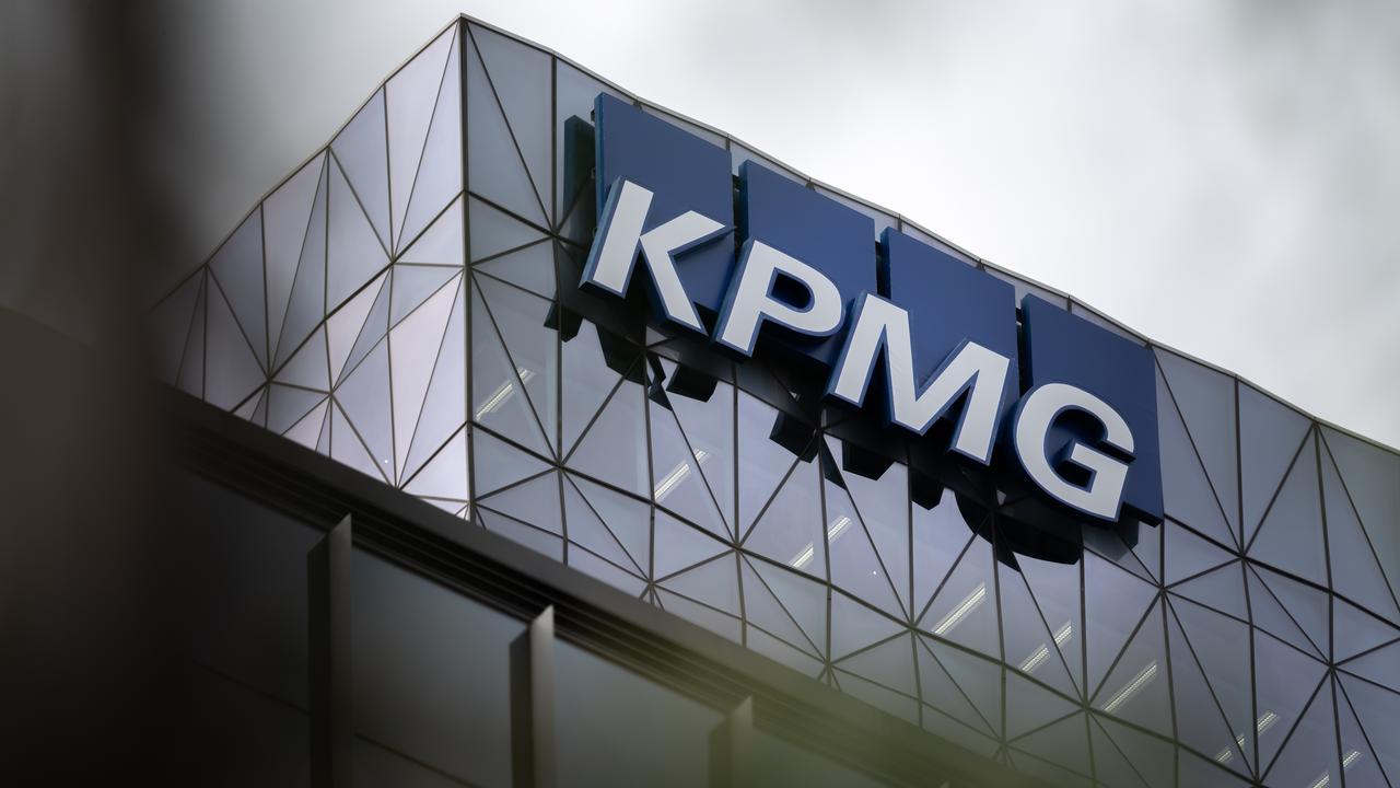 A file photo of KPMG signage