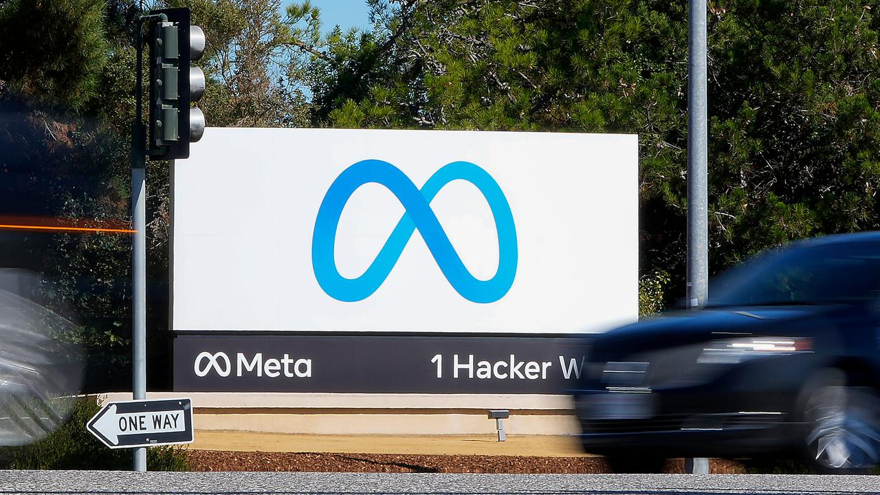 A meta sign