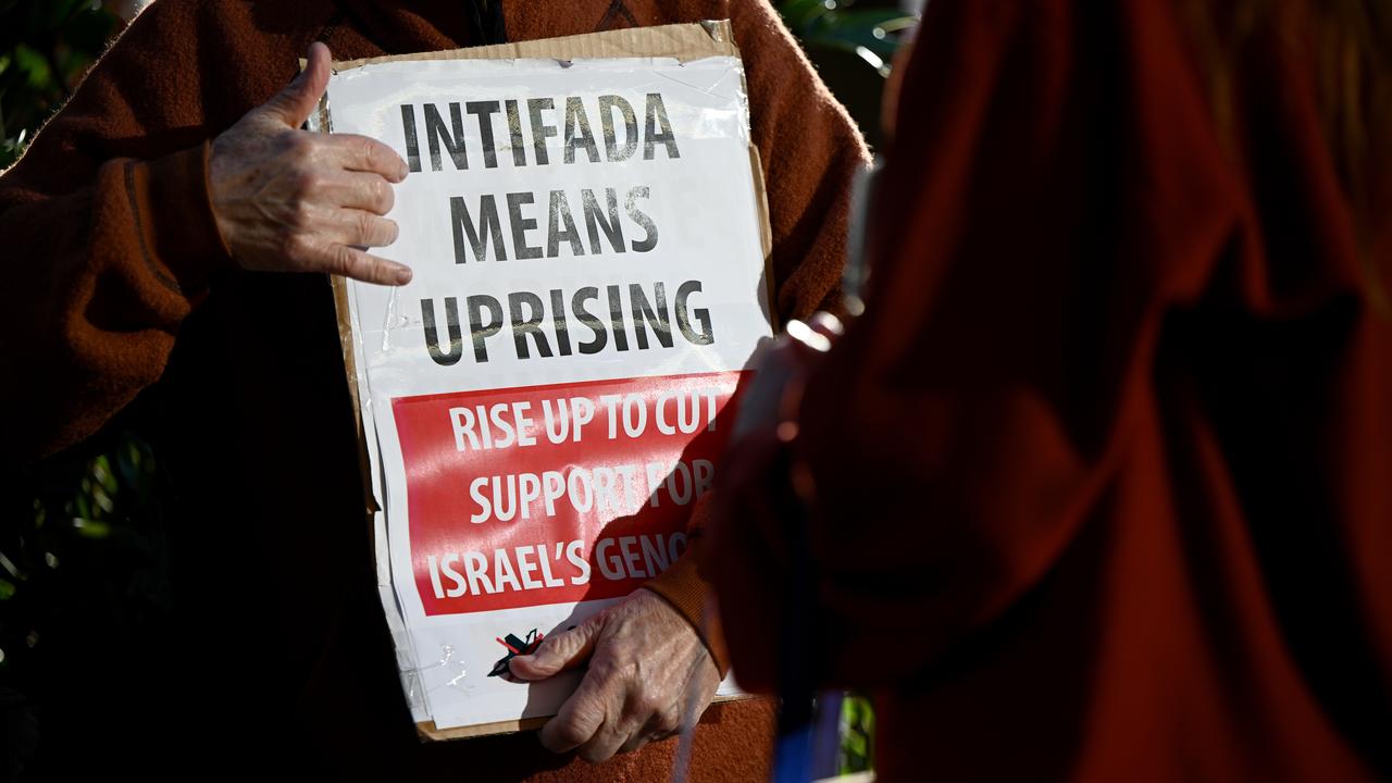 A protesters holds a placard (file image)
