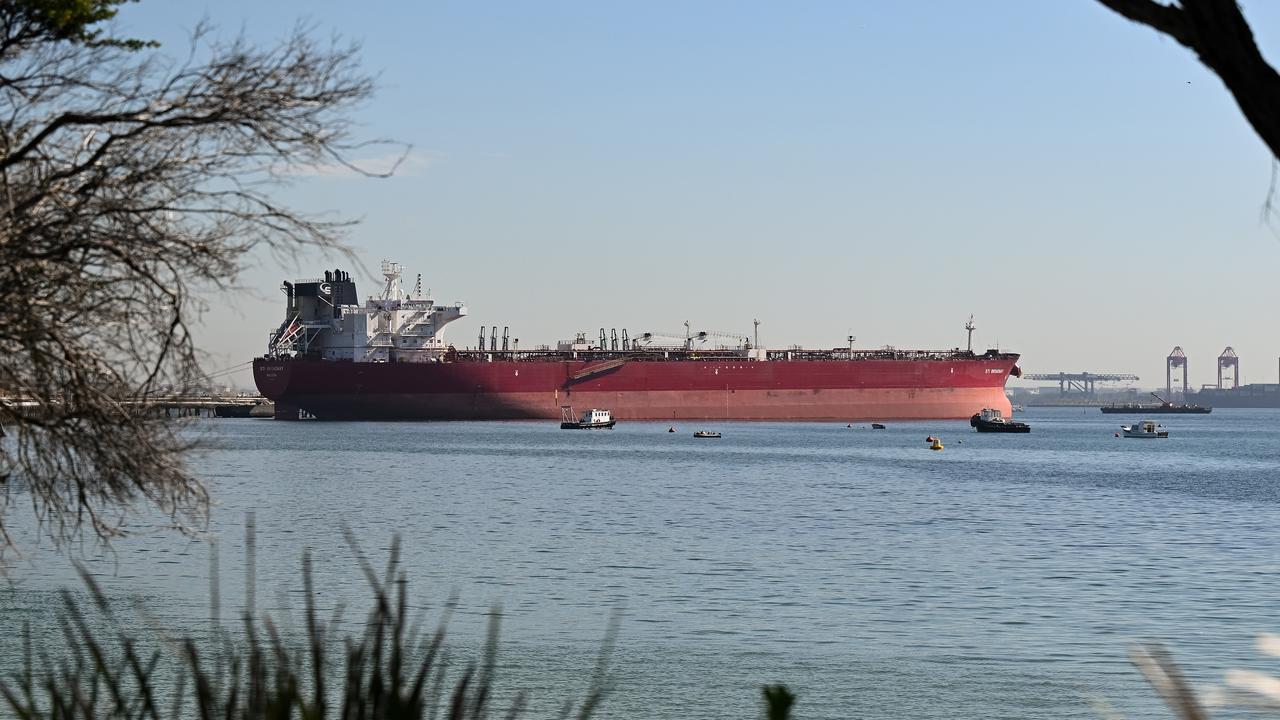 An oil tanker (file image)