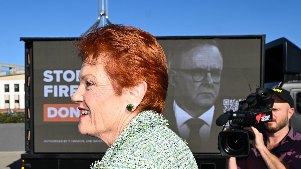 One Nation leader Pauline Hanson (file image)