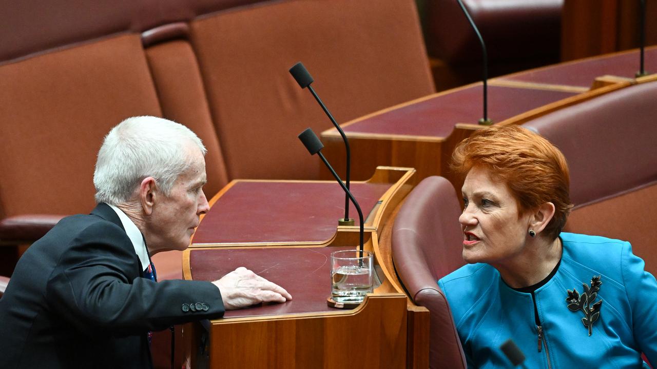 Malcolm Roberts and Pauline Hanson