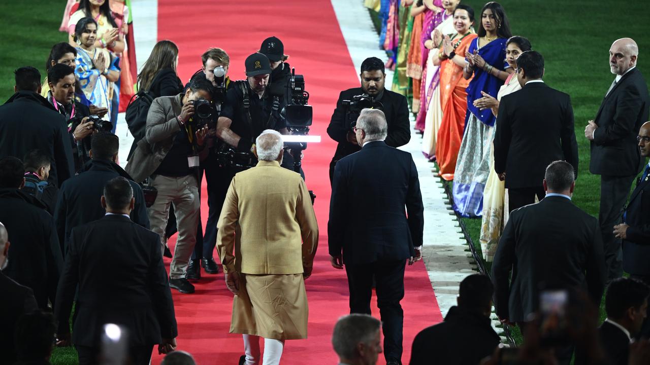 Narendra Modi and Anthony Albanese