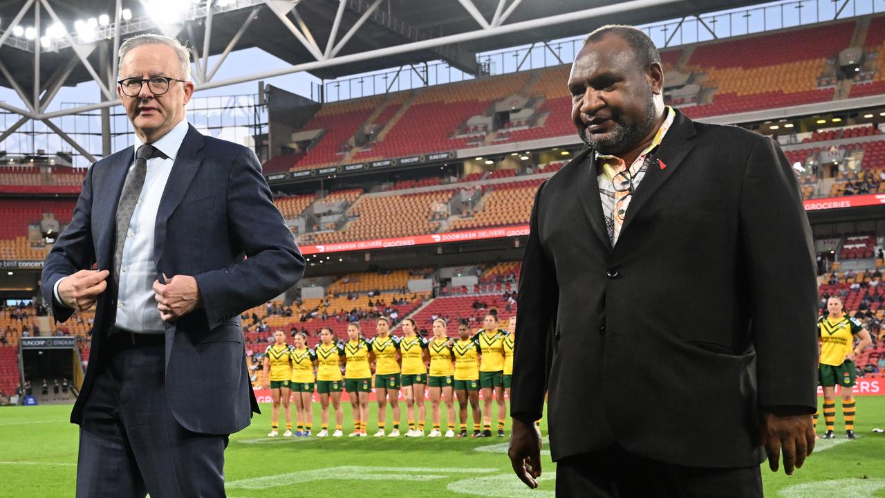 Anthony Albanese and James Marape