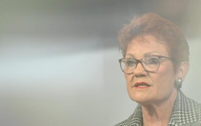 ‘Don’t apologise for being white’: Hanson caps UK visit