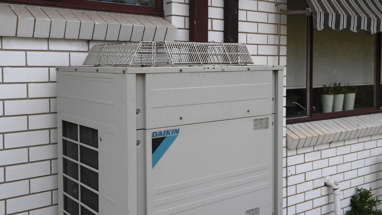 A home air conditioning unit (file image)