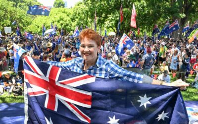 ‘Done it tough’: Hanson defends her billionaire backer