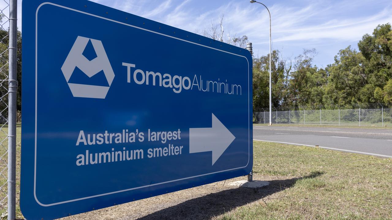 Entry signage at Tomago Aluminium (file image)