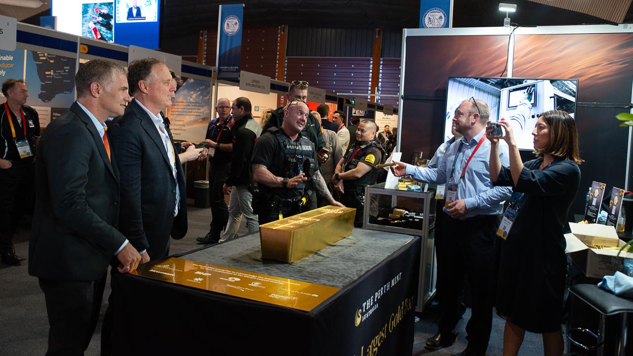 The Perth Mint gold display