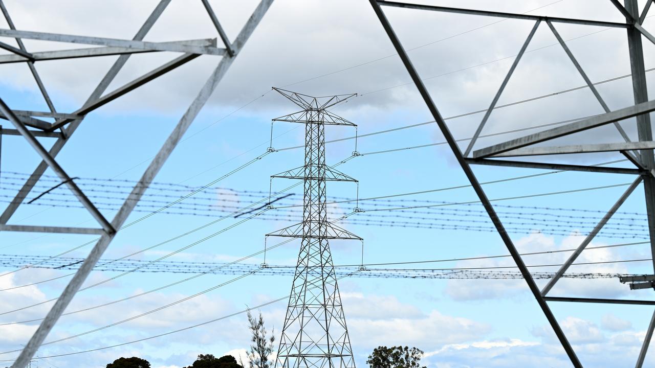 High voltage electricity towersHigh voltage electricity towers