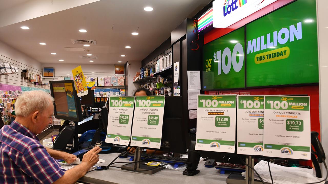Lotto branding at a local newsagent (file image)