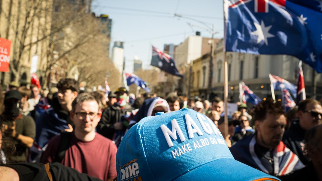 Anti-immigration protesters
