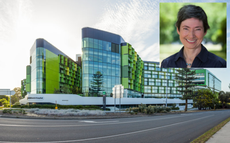 Perth chilrdren's hospital and Sue Wareham